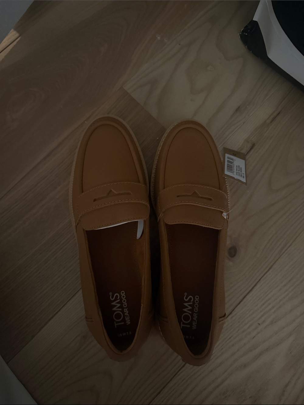 Toms Men’s Cognac Slip-On Penny Loafers